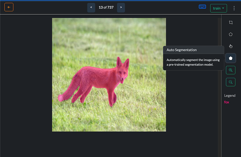 create segmentation project