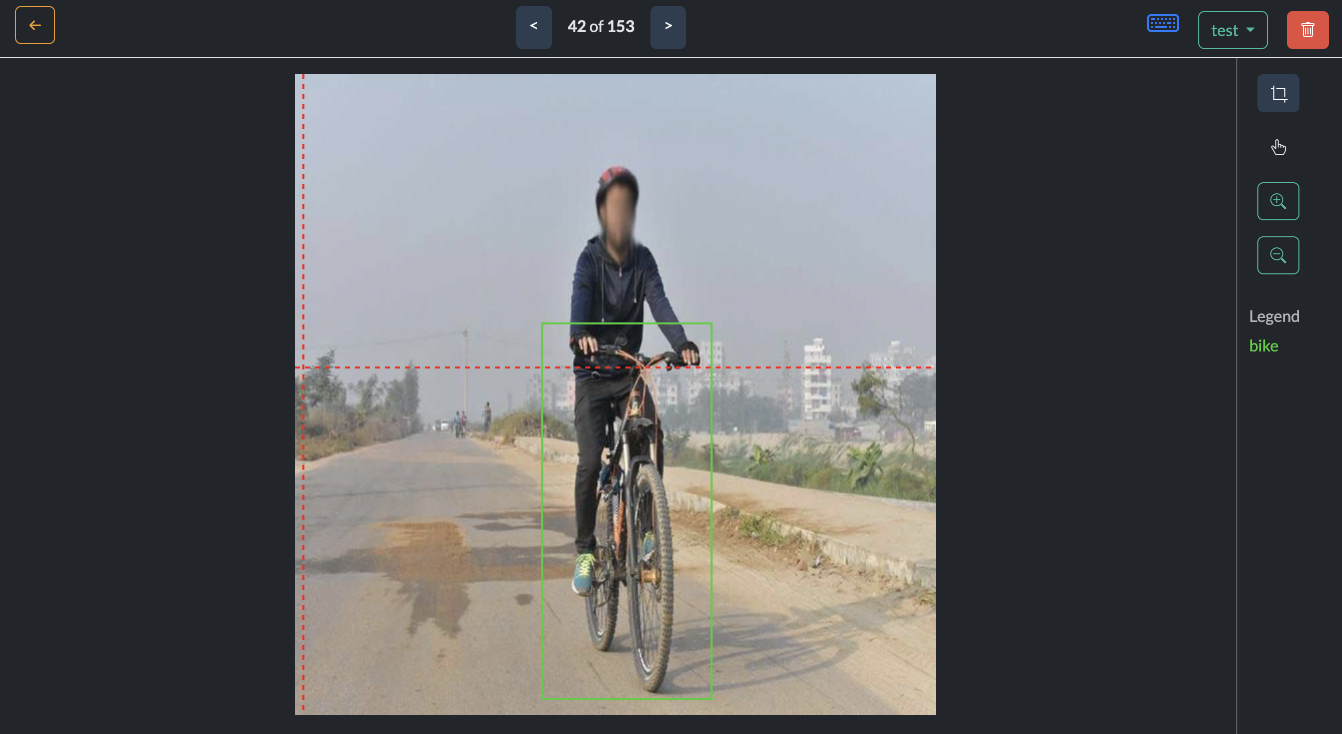 Inconsistent bike annotation